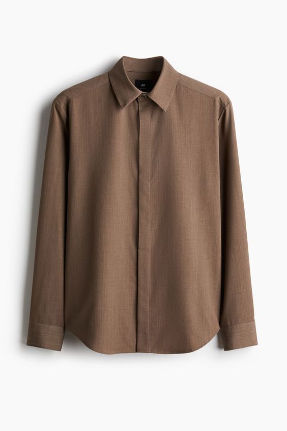 Beige Linen Shirt