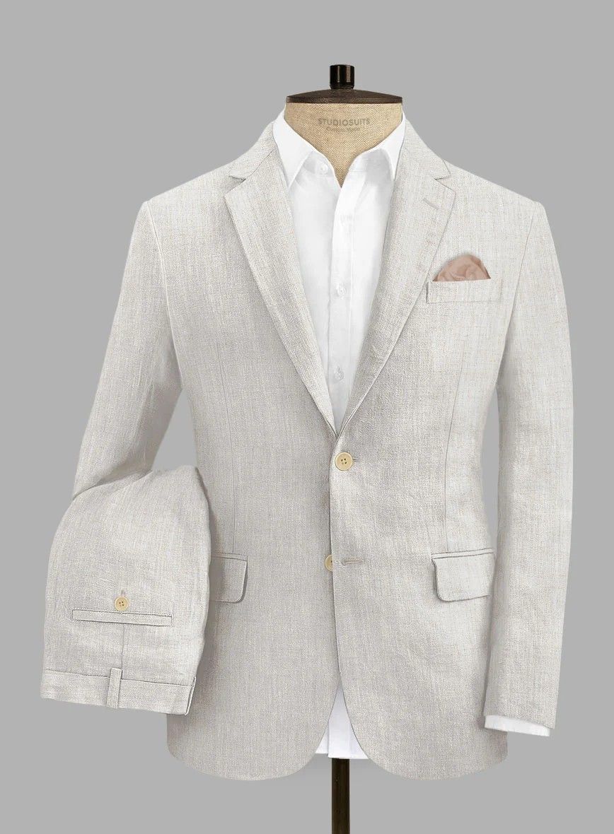 Coastal Ivory Linen Suit — 2