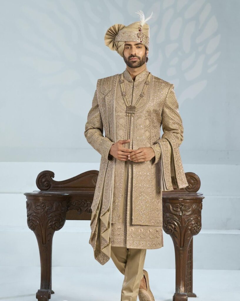 Heritage Gold Sherwani