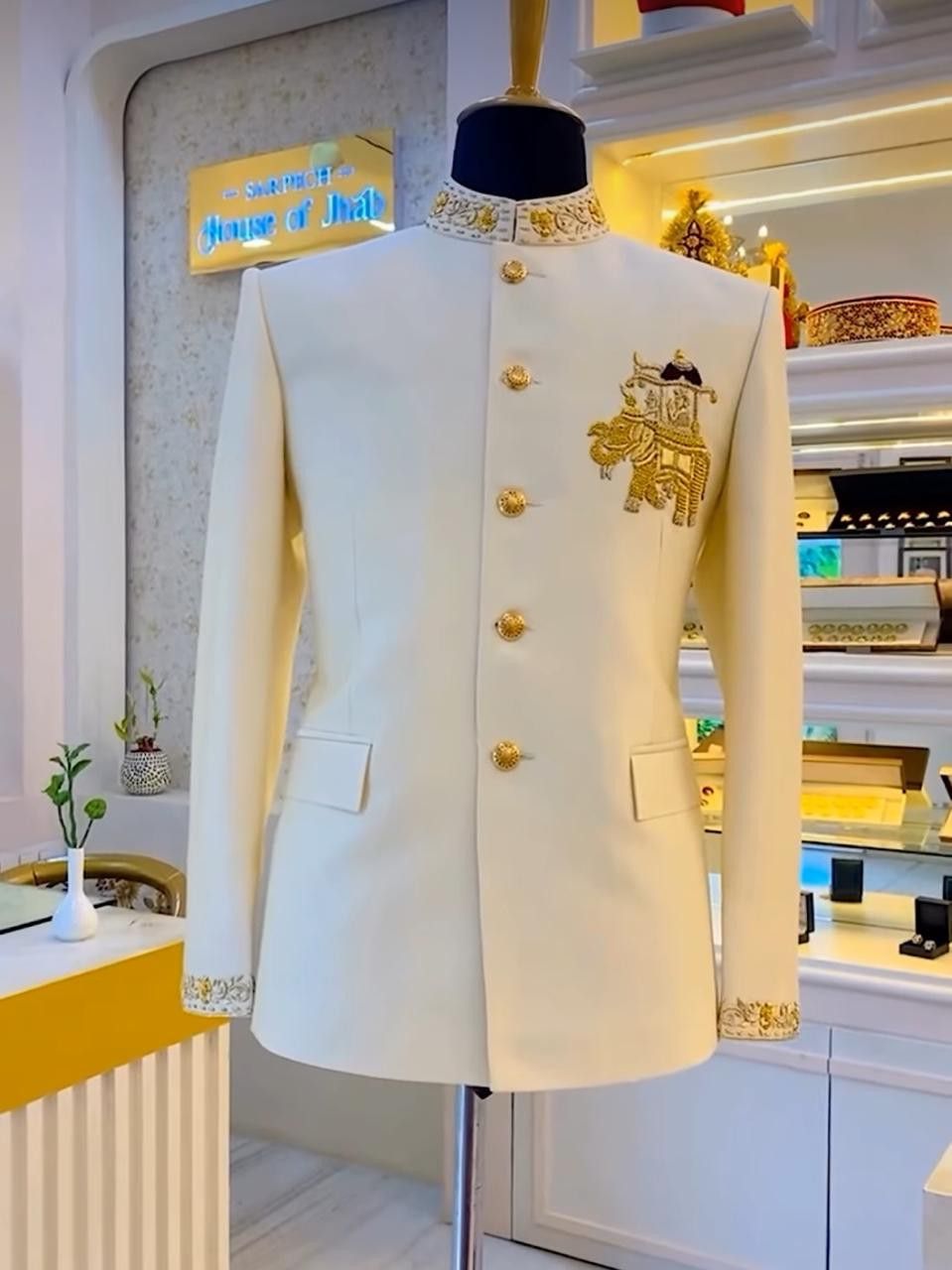 Regal Ivory Jodhpuri Suit — 1
