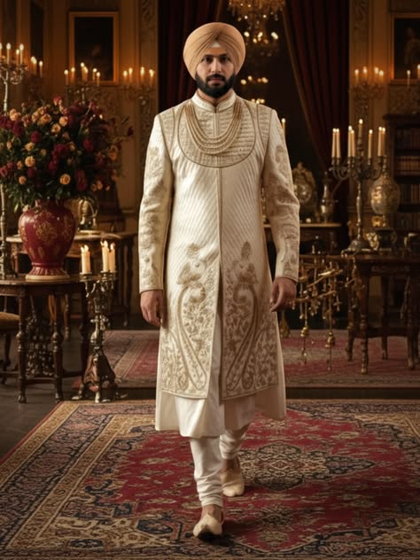Royal Ivory Sherwani