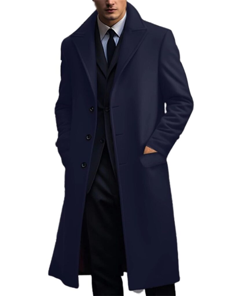 Royal Midnight Trench Coat