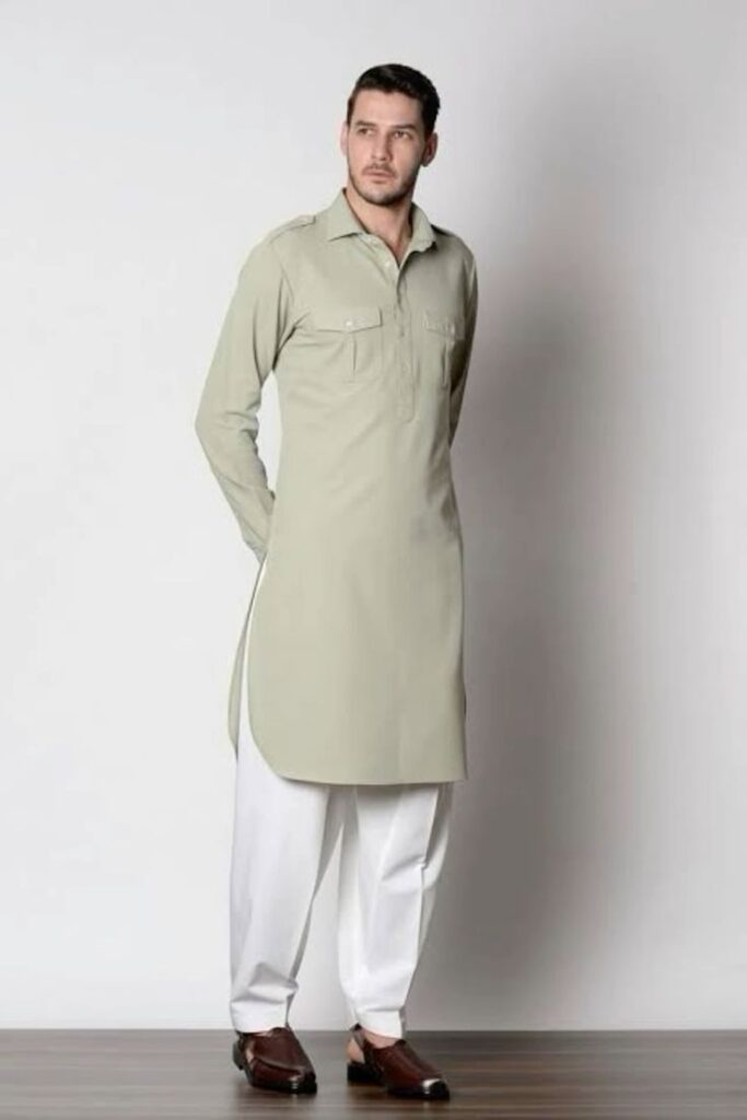 Silk Blend Pathani Suit