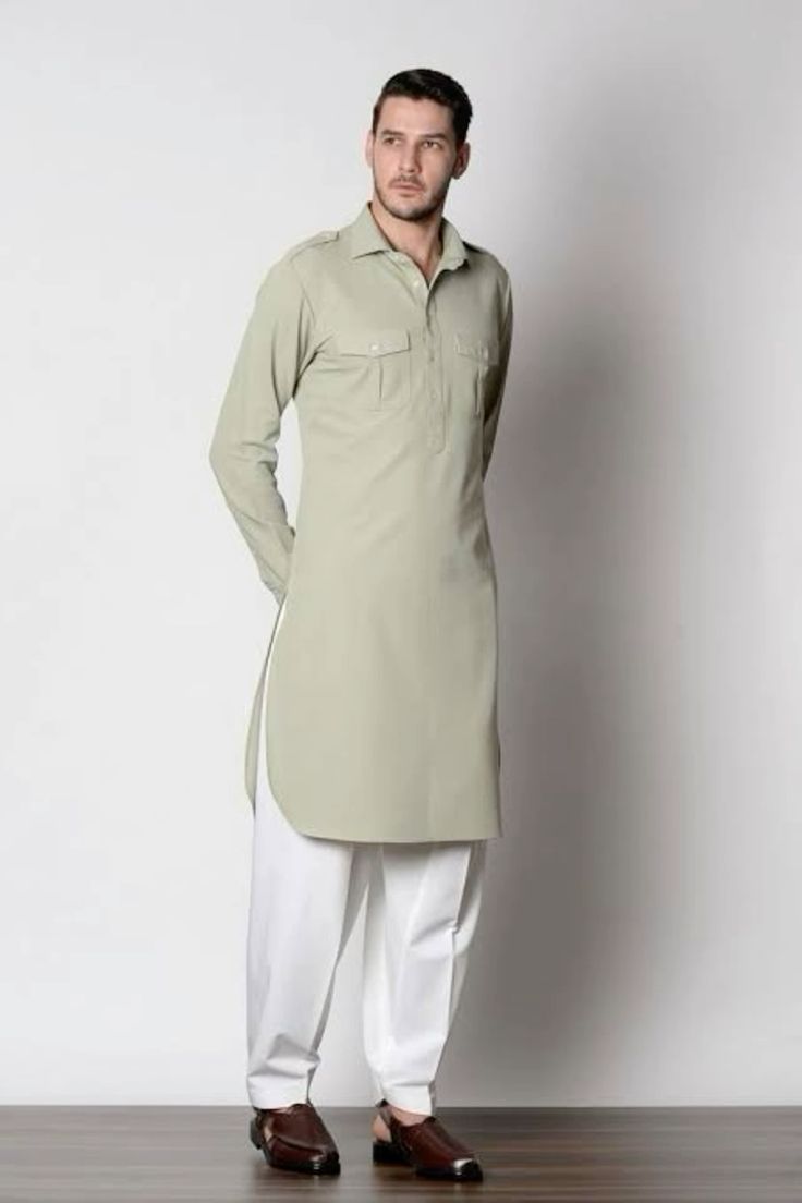Silk Blend Pathani Suit — 1