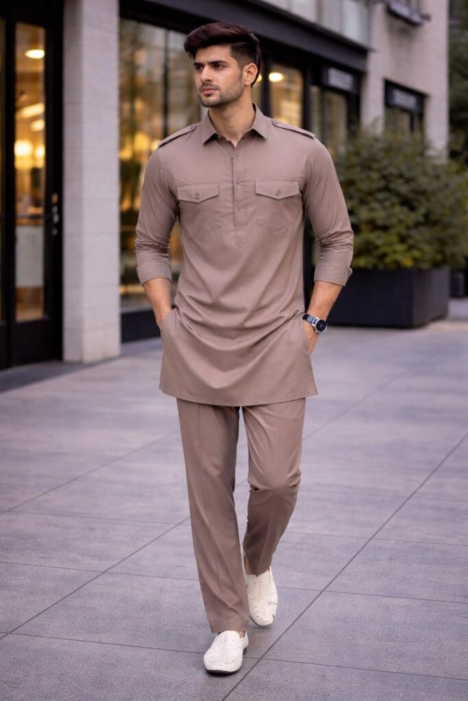 Silk Blend Punjabi Kurta