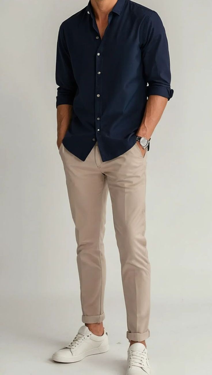 Straight Fit Chinos — 2