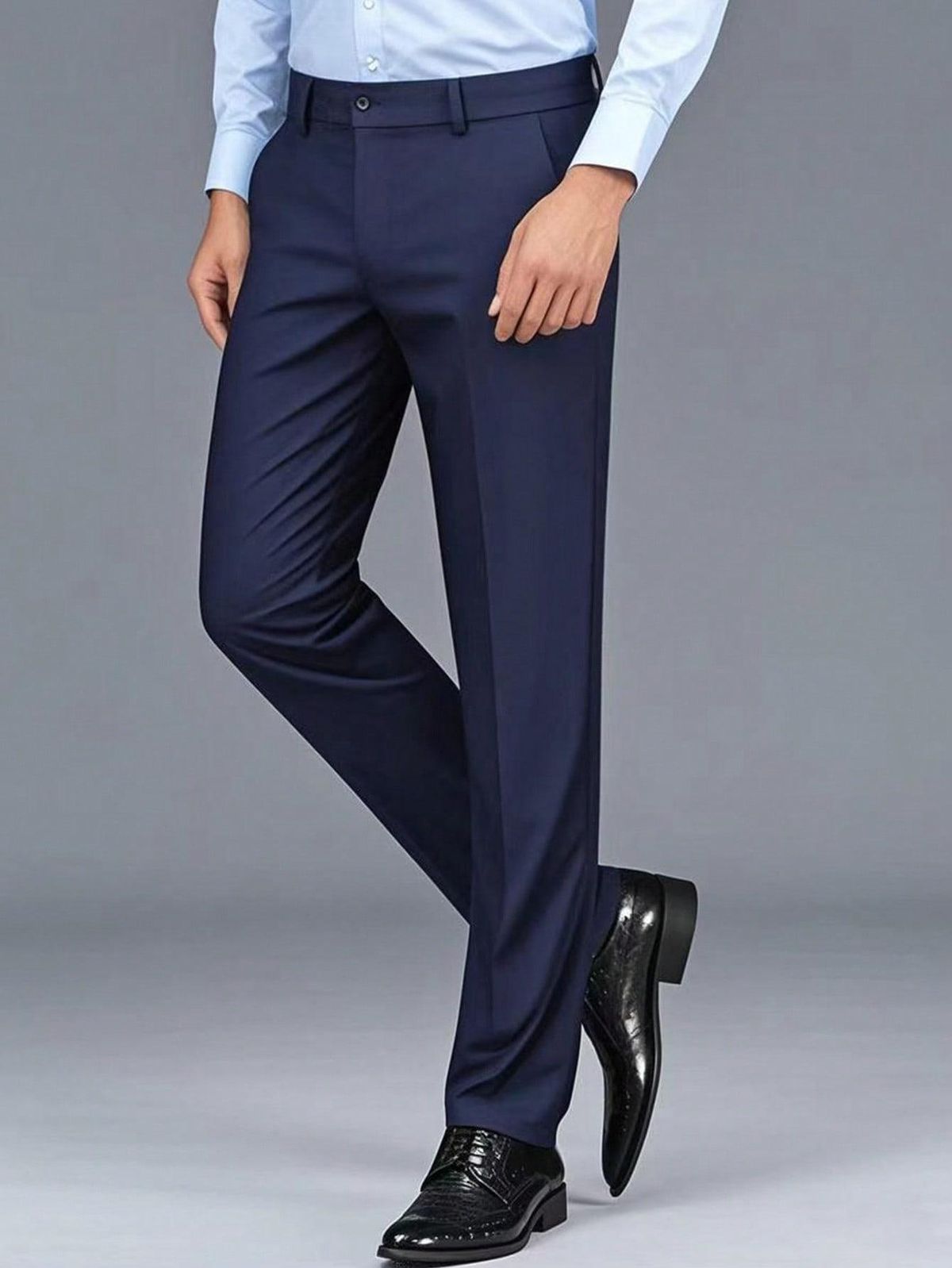Straight Fit Dress Trousers — 2