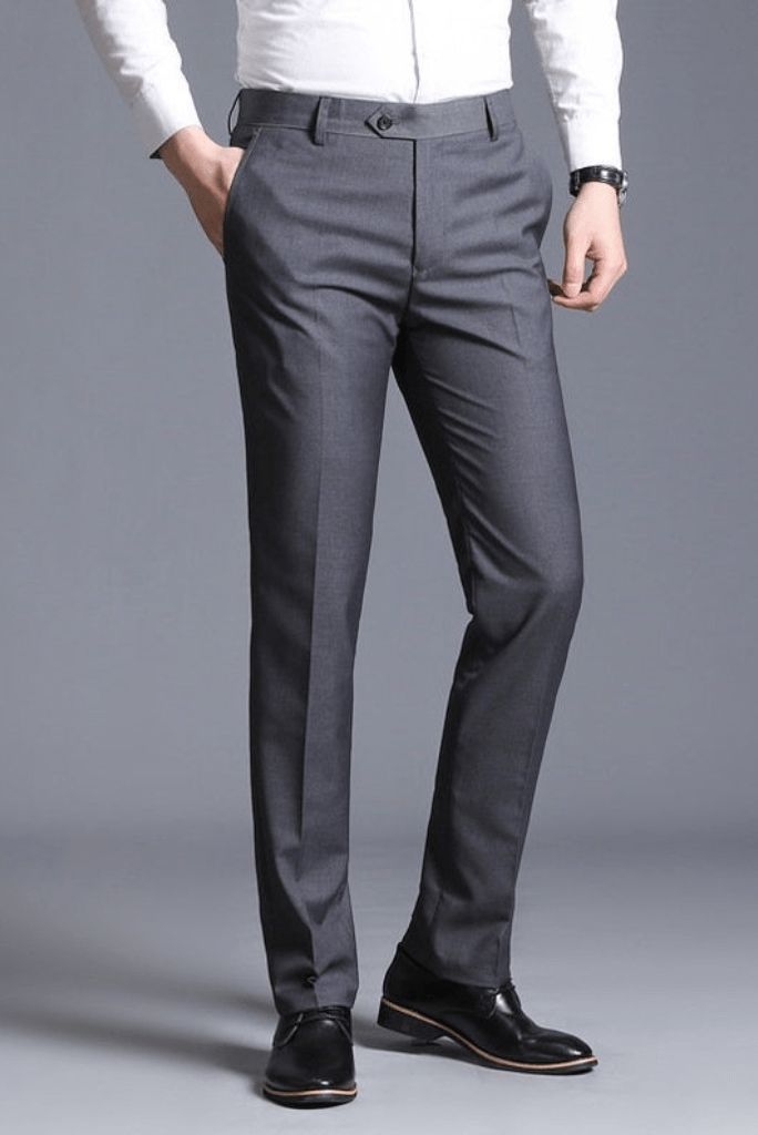 Straight Fit Dress Trousers