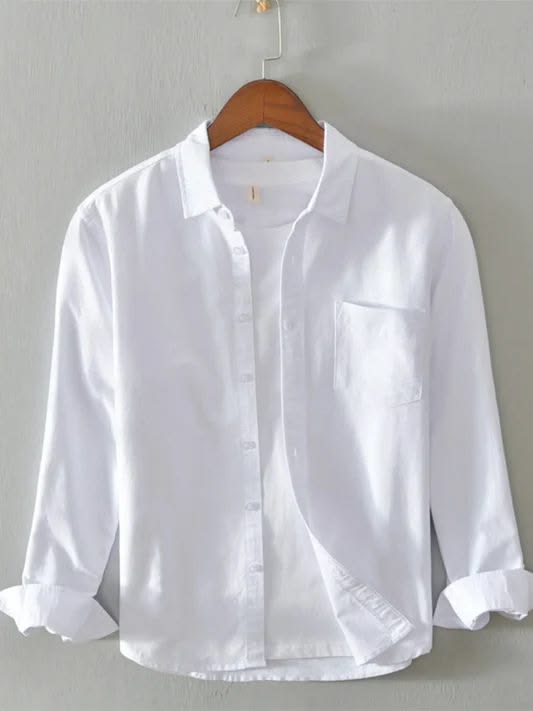 White Linen Shirt