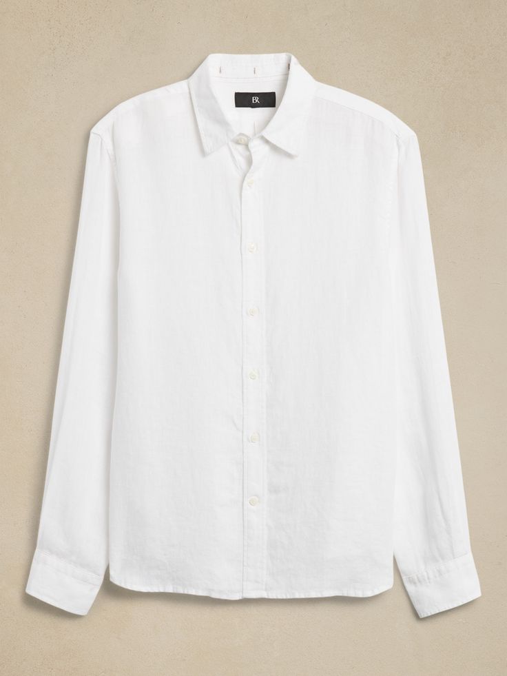 White Linen Shirt